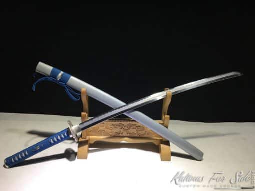Tactical Katana T10 Clay Tempered Steel with Hadori Polish - Image 2