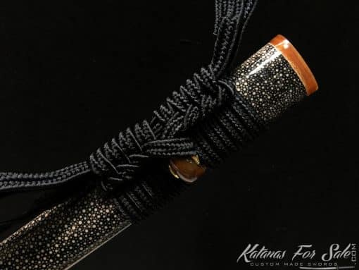 Real Katana T10 Folded Clay Tempered Steel with Feather Hadori Polish - Image 10