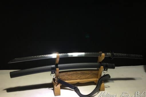Samurai Katana T10 Clay Tempered Steel with Shoulder Strap