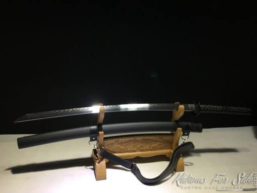 Samurai Katana T10 Clay Tempered Steel with Shoulder Strap