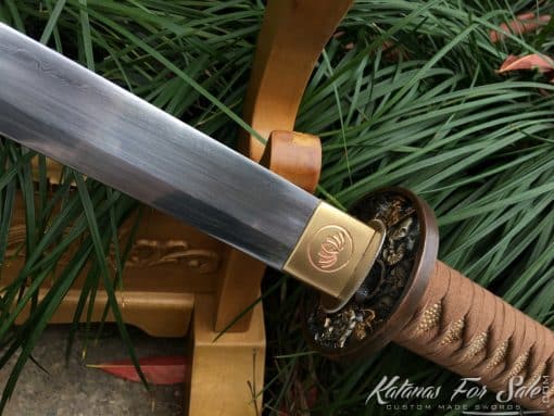 Japanese Nagamaki T10 Folded Clay Tempered Steel - Image 7