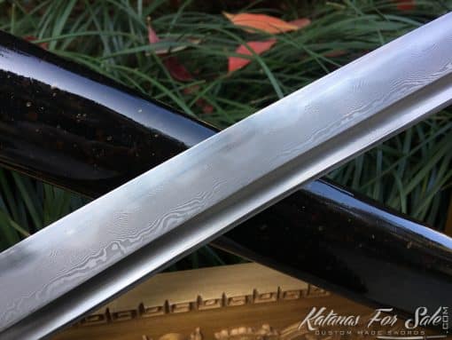 Japanese Katana Sword T10 Folded Clay Tempered Steel with Hadori Polish - Image 2