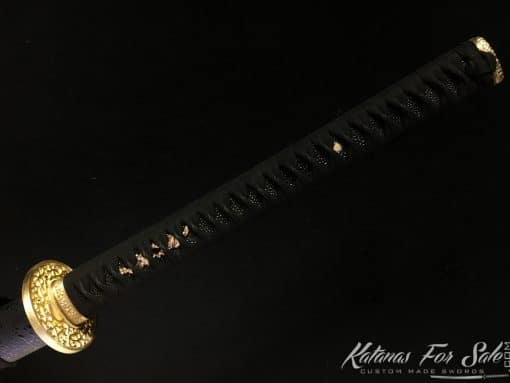 Custom Size Katana Samurai Sword T10 Clay Tempered Steel with Choji Hamon - Image 5