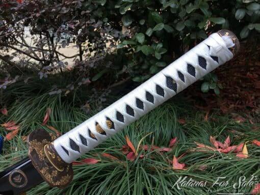 Samurai Katana Sword T10 Folded Clay Tempered Steel with Hadori Polish - Image 3
