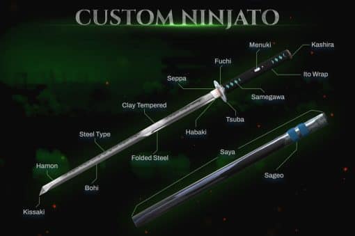 Custom Ninjato Sword
