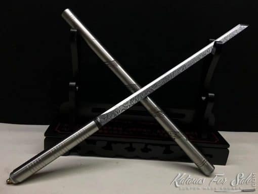 Baton Sword 1060 Carbon Steel with Stainless Steel Scabbard - Image 4