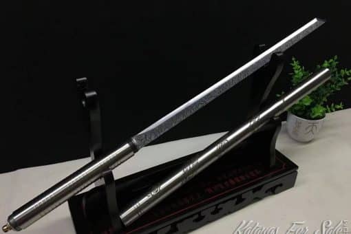 Baton Sword 1060 Carbon Steel with Stainless Steel Scabbard