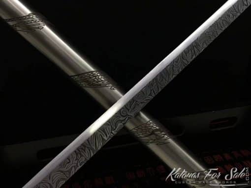 Baton Sword 1060 Carbon Steel with Stainless Steel Scabbard - Image 7