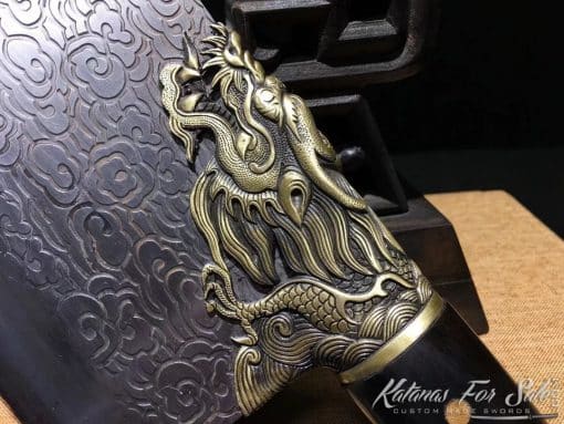 Butcher Knife Stainless Steel with Cloud Pattern - Image 3