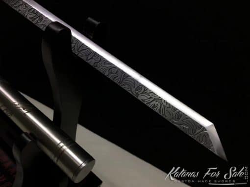 Baton Sword 1060 Carbon Steel with Stainless Steel Scabbard - Image 9