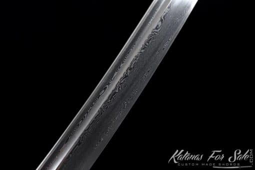 Katana T10 Folded Steel with Marble Pattern Saya - Image 7