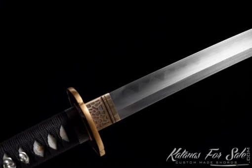 Katana T10 Folded Clay Tempered Steel with Rosewood Saya - Image 8
