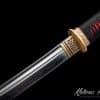 Nagamaki T10 Folded Clay Tempered Steel with Gloss Black Hardwood Saya