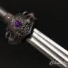 Jian Blade 1095 Carbon Steel with Ebony Wood Scabbard