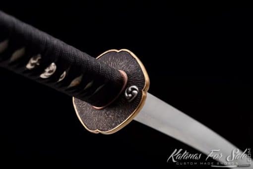 Katana T10 Folded Clay Tempered Steel with Rosewood Saya - Image 7