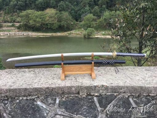 Nodachi 1060 Carbon Steel with Sparkle Black Saya