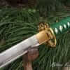 Nodachi Sword 1060 Carbon Steel with Green Saya