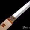 Shirasaya Katana T10 Folded Clay Tempered Steel with Bamboo Wood Saya and Buffalo Horns Fittings