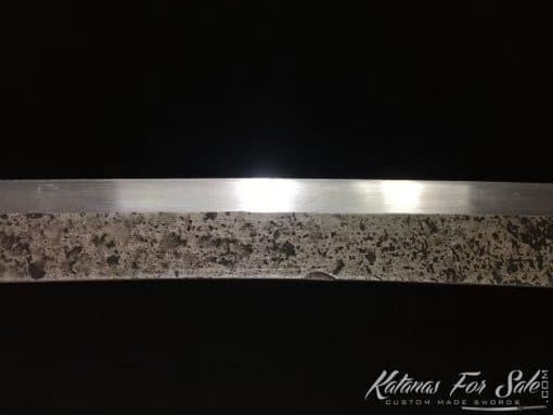 Wakizashi Sword 1060 Carbon Steel with Rosewood Saya - Image 6