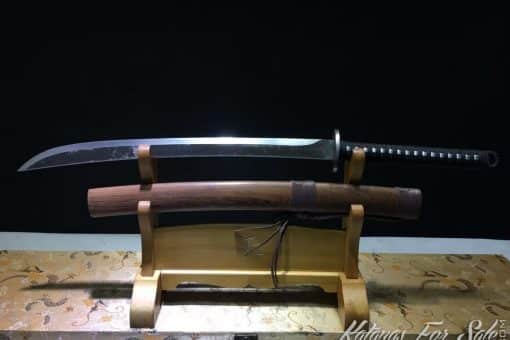 Wakizashi Sword 1060 Carbon Steel with Rosewood Saya