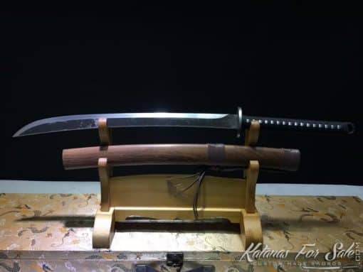Wakizashi Sword 1060 Carbon Steel with Rosewood Saya