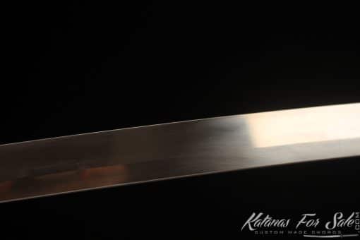 Katana Sword 9260 Spring Steel with Black Hardwood Saya - Image 6
