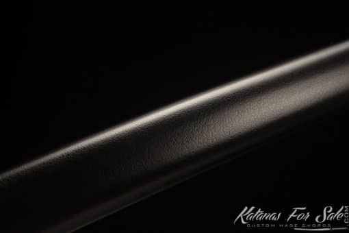 Katana Sword 9260 Spring Steel with Black Hardwood Saya - Image 7