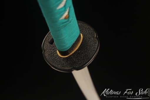 Katana Sword 9260 Spring Steel with Black Hardwood Saya - Image 4