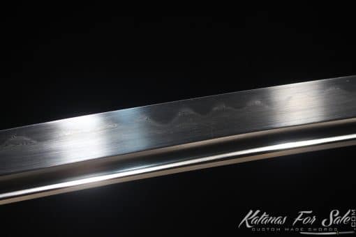Katana Sword 1095 Clay Tempered Steel with Rosewood Saya - Image 8
