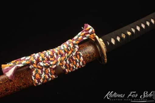 Japanese Katana T10 Clay Tempered Steel with Sanmai Construction and Hadori Polish - Image 6
