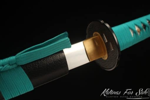 Katana Sword 9260 Spring Steel with Black Hardwood Saya