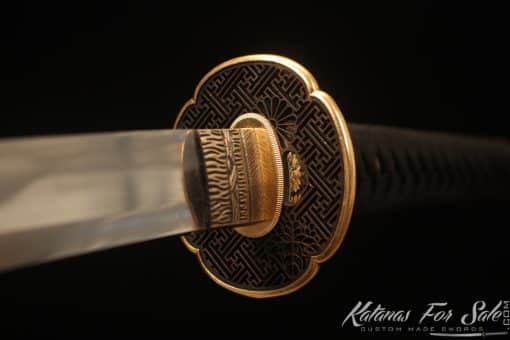 Japanese Katana T10 Clay Tempered Steel with Sanmai Construction and Hadori Polish - Image 12