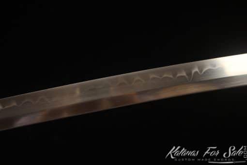 Shirasaya Katana T10 Clay Tempered Steel with Rosewood Saya - Image 7