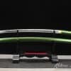 Japanese Shirasaya Katana 1060 Carbon Steel with Green and Sparkle Black Saya