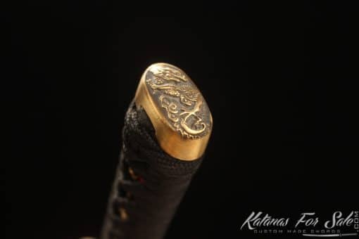 Katana T10 Clay Tempered Steel with Hadori Polish and Redwood Saya - Image 6