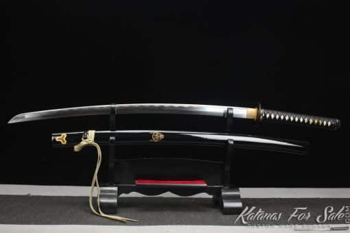 Katana Sword 1060 Carbon Steel with Gloss Black Kill Bill Saya