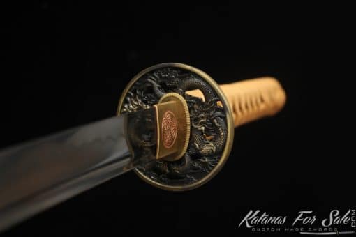 Resilient Katana Blade T10 Clay Tempered Steel with Bamboo Wood Saya