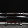 Japanese Katana Sword T10 Clay Tempered Steel with Black and Grey Dual Finish Hardwood Saya